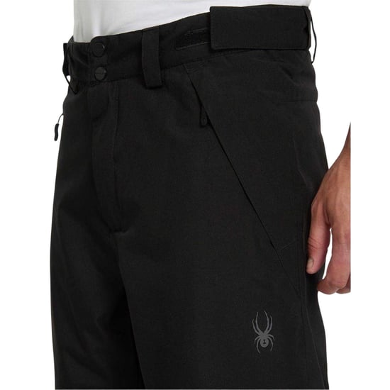 Spyder Mens Wide Leg Salopettes (Black) - Image 5