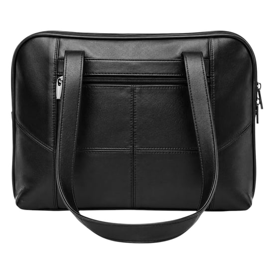 Women’s Black Leather Shoulder Bag Soft Handbag - Image 6
