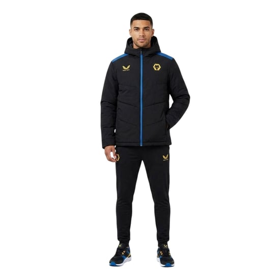 Castore Wolverhampton Wanderers FC-anorak voor heren (Kaviaar/Inktblauw) - Image 4