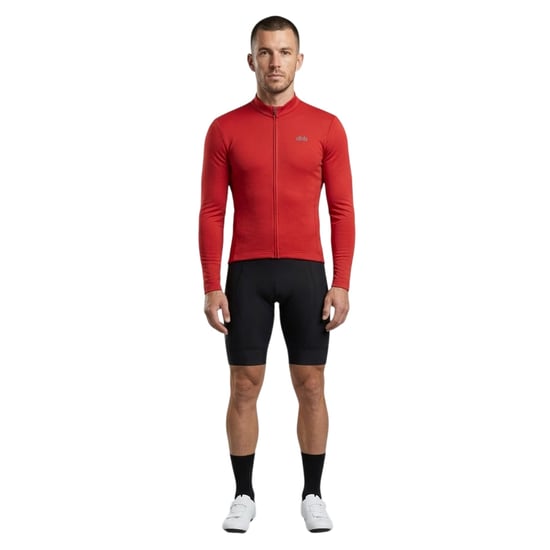dhb Thermisch fietsshirt met lange mouwen voor heren (Nar Rood) - Image 3