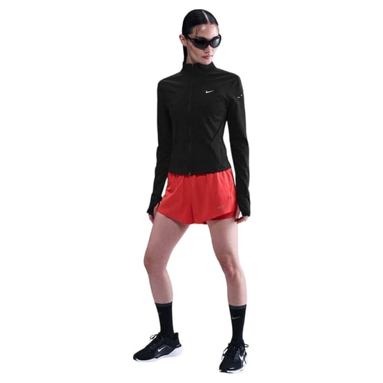 Nike Womens/Ladies Swift Slim Long-Sleeved Track Top (Black) - Image 1
