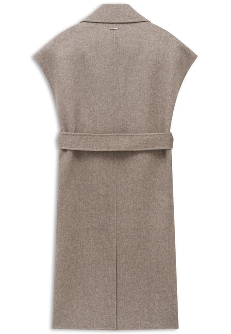 Bugatti Damen Vest Doubleface wolmix met riem - Image 5
