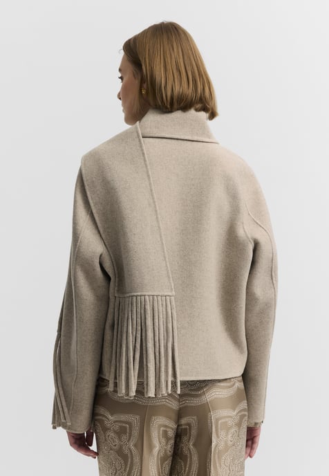 Bugatti Damen Blazer Doubleface-sjaal van wolmix - Image 2