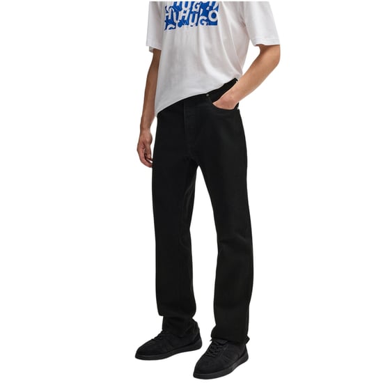 Hugo Heren Regular Jeans (Zwart) - Image 3