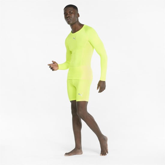 Men's Puma Short Tights in Yellow Alert - Image 5