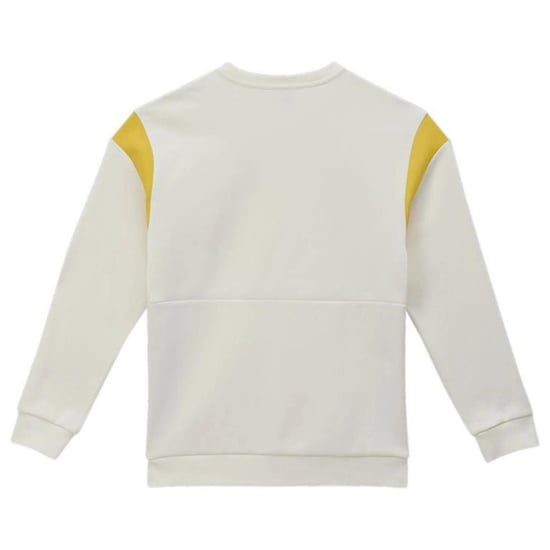 Men's Puma Dhb Archive Crew Sweatshirt in Warm White/Blk - Image 2