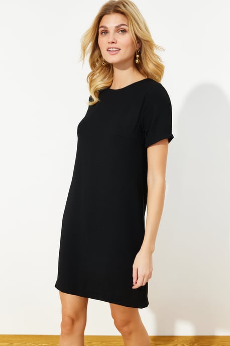 Dames Unifarben Mini Short Business Regular fit Jurken - Image 2