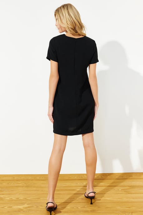 Dames Unifarben Mini Short Business Regular fit Jurken - Image 5
