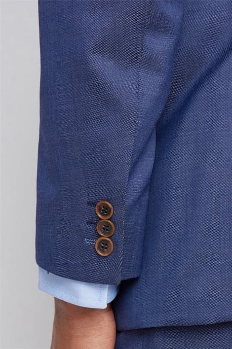 Long Sleeve Regular Suit Jacket in Blue - Image 6