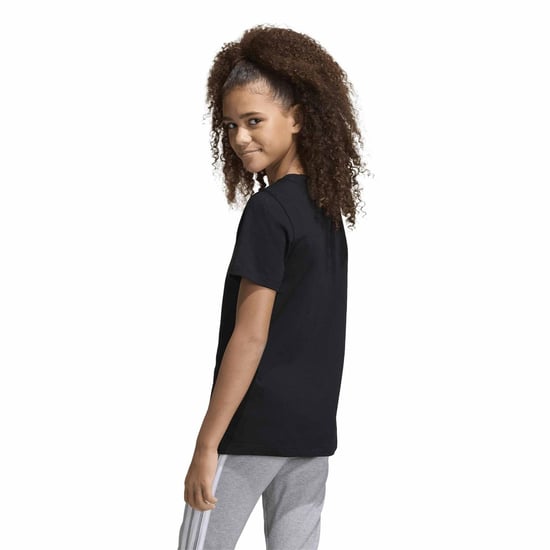 Girls adidas Jog Pant Animal T in Black - Image 3