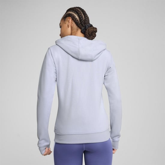Women's Puma Essential Full Zip Tech Fleece Hoodie in Cool Weather - Image 4