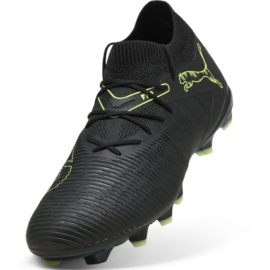Men's Puma 8 Match Firm Ground Football Boots in Puma Black-Fiz - Image 6
