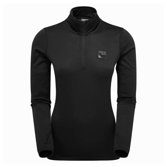 Damer Fleece Halvdraget Topp med Tummloopar Vinter Vandring Kläder - Image 1