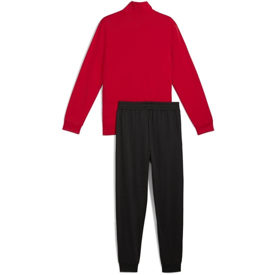 Men's Puma Ess Poly Suit Cl Tracksuit in Red - Image 2