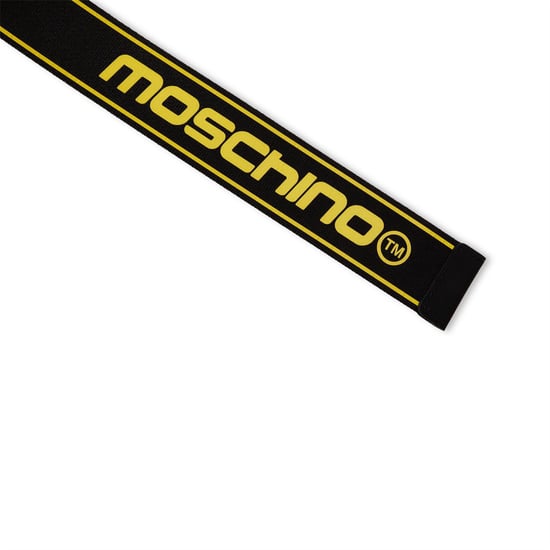 Accessories Moschino Leather Belt in Black - Image 3