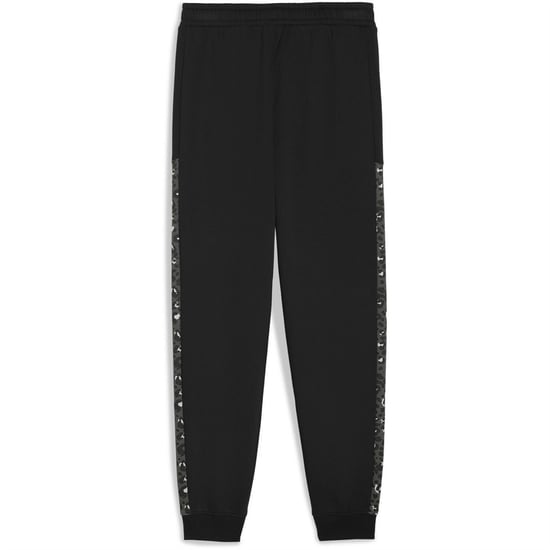 Boys Puma Kids Graphic Animal High Waist Fleece Jogger in Puma Black - Image 2