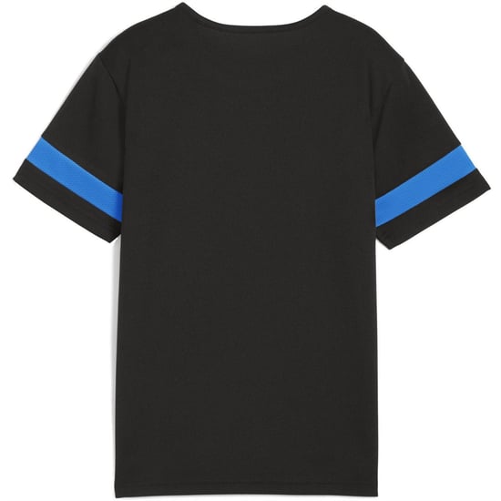 Boys Puma Kids Attacantoraphic Short Sleeve Performance T-Shirt in Black-UltraBlue - Image 2