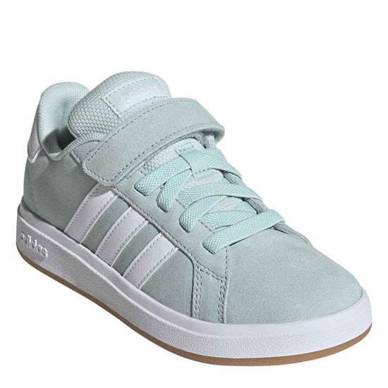 Boys adidas Grand Court Trainers in Halo Mint/Ftwr - Image 3