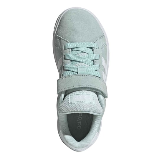 Boys adidas Grand Court Trainers in Halo Mint/Ftwr - Image 5