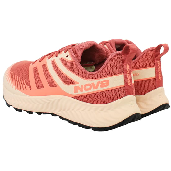 Inov-8 Trailfly Womens Dusty Rose/Pale Pink Running Shoes (Wide Fit) - Image 3