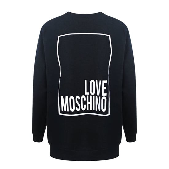 Love Moschino Box Logo Black Sweater - Image 1