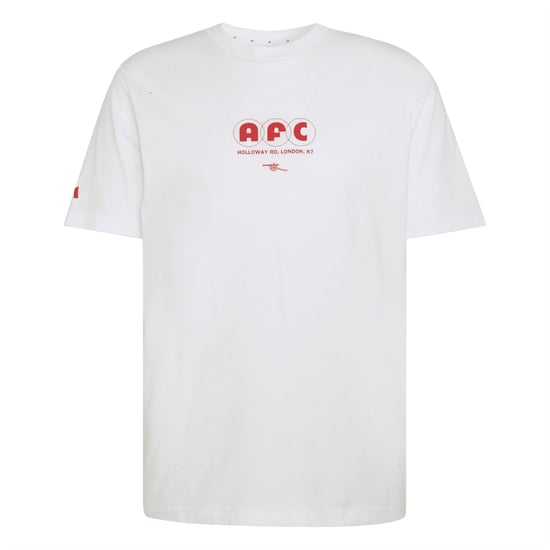 Men's adidas Arsenal FC Seasonal Graphic T- Shirt in White - Image 1