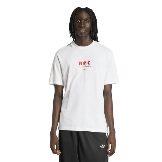 Men's adidas Arsenal FC Seasonal Graphic T- Shirt in White - Image 2