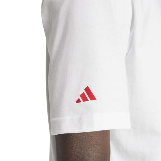 Men's adidas Arsenal FC Seasonal Graphic T- Shirt in White - Image 5