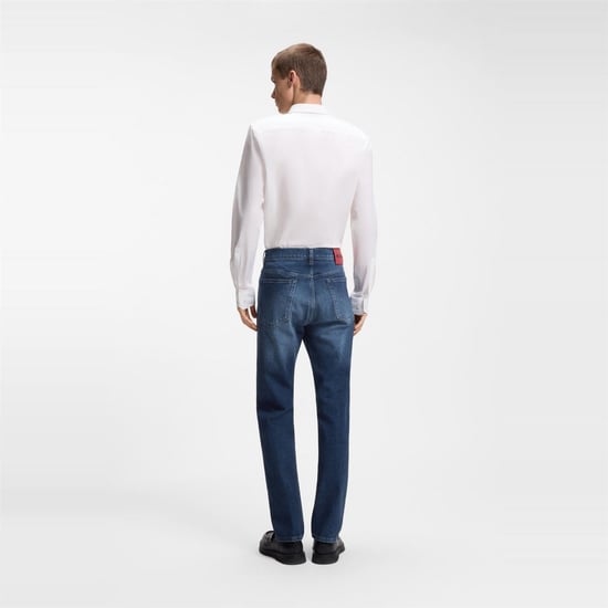 Men's Hugo 708 00422 in Medium Blue - Image 3