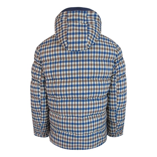 Aquascutum Active Sp Hooded Puffer Jacket Club Check - Image 2