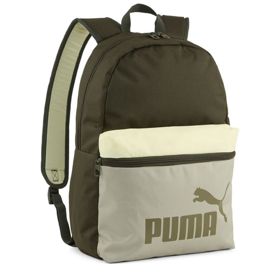 Accessories Puma Phase Colour Block Backpack in Dark Olive/Army - Image 1