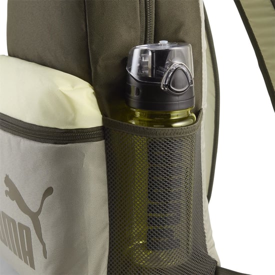 Accessories Puma Phase Colour Block Backpack in Dark Olive/Army - Image 4