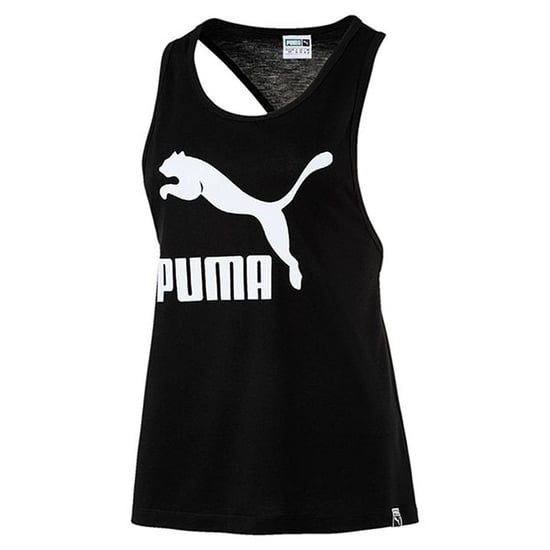 Puma Logo Womens Black Vest - Image 1