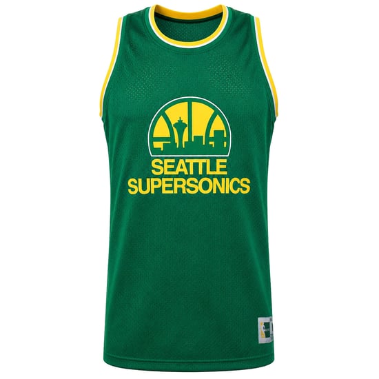 Mitchell & Ness NBA Seattle Supersonics Mesh Mens Green Vest - Image 1