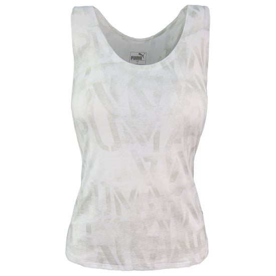 Puma Dry Cell Womens White Running Vest - Image 1