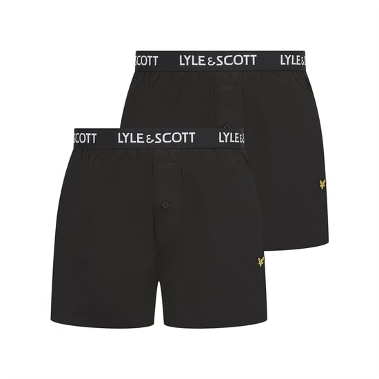 Men's Lyle And Scott Usher 2pk in Black - Image 1