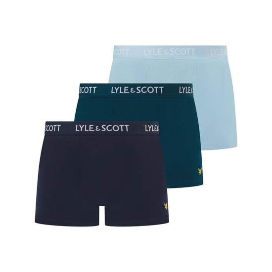 Men's Lyle And Scott Barclay 3pk in Blue Multi - Image 1