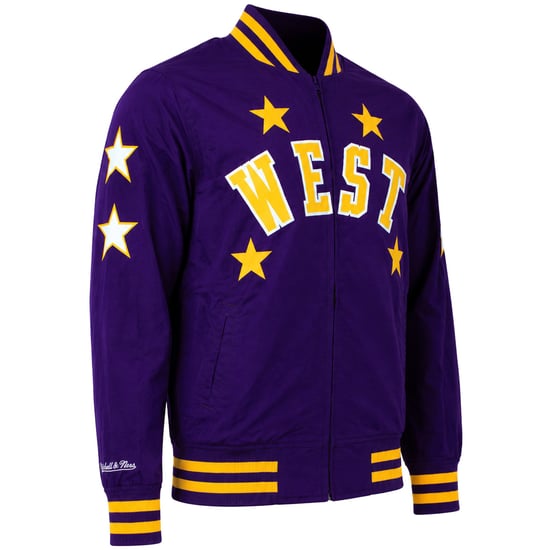 Mitchell & Ness NBA All Star Team History Warm Up 2.0 Mens Purple Jacket - Image 2