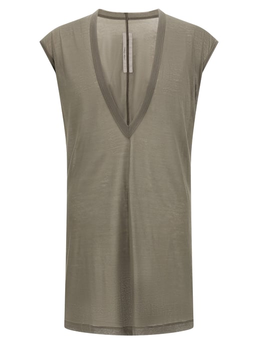 Rick Owens Grijze Katoenen T-shirt - Image 1