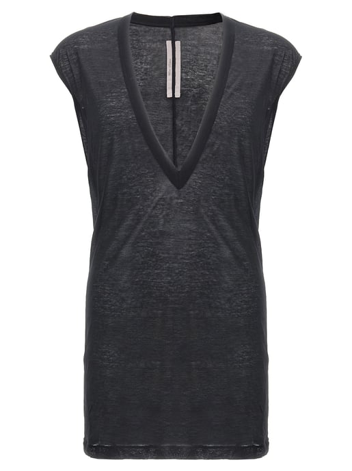 Rick Owens Zwarte Katoenen T-Shirt - Image 1