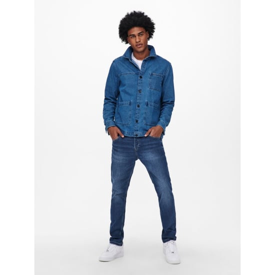 Only & Sons Onsloom life slim blue pk 9617 blue denim - Image 5