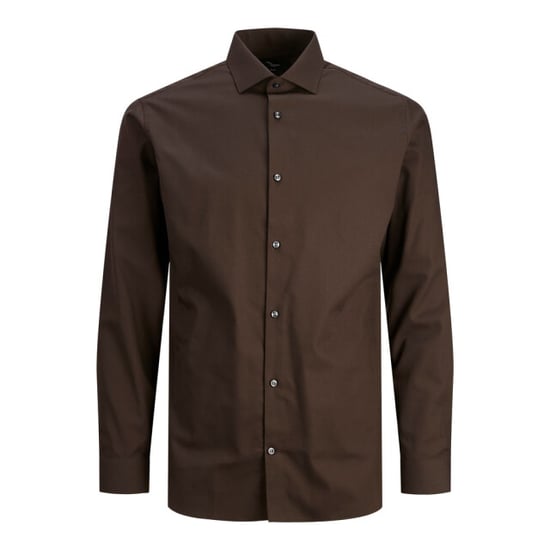 Jack & Jones jprblaparker shirt l/s noos 12227385 chocolate torte - Image 1