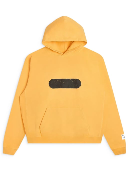 Gym Logo Hoodie in Yellow - Image 1