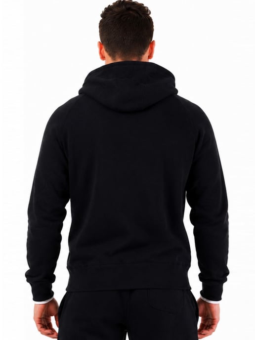 Nike Air Fleece Full Zip Heritage Hoodie in Black - Image 2