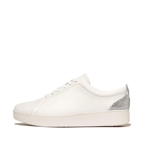 Women's Fit Flop Rally Crysta in White - Image 1