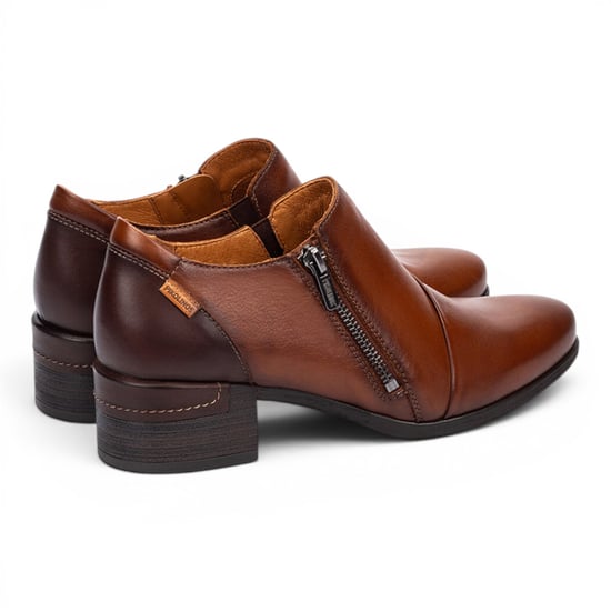 Pikolinos bruine leren schoenen met lage hak voor vrouwen - Malaga - Image 4