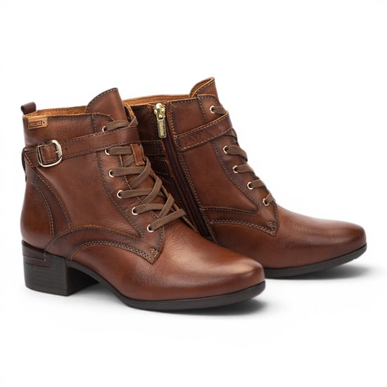 Pikolinos bruine leren veterschoenen voor vrouwen - Malaga - Image 6