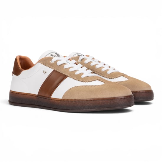 Martinelli herrskor med bruna lädersneakers – Seaford - Image 3