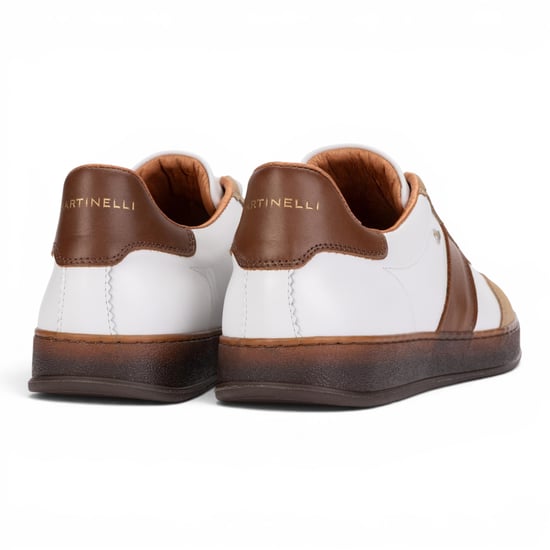Martinelli herrskor med bruna lädersneakers – Seaford - Image 5