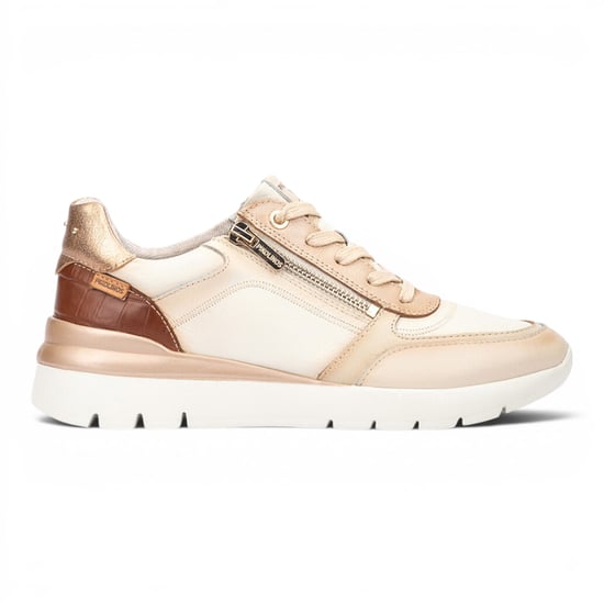 Pikolinos dames witte leren sneakers trainerschoenen - Cantabrië - Image 1